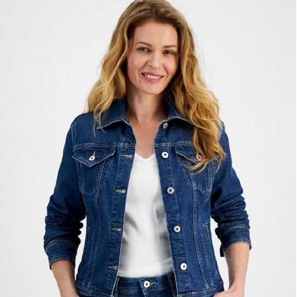 Denim jacket styling tips.