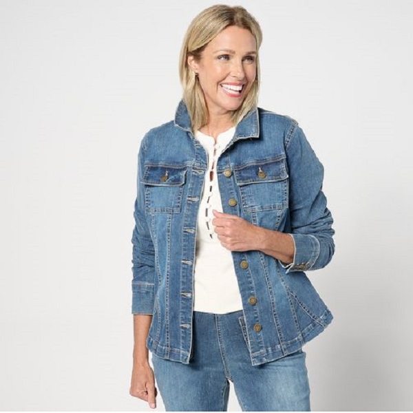 Denim jacket styling tips.