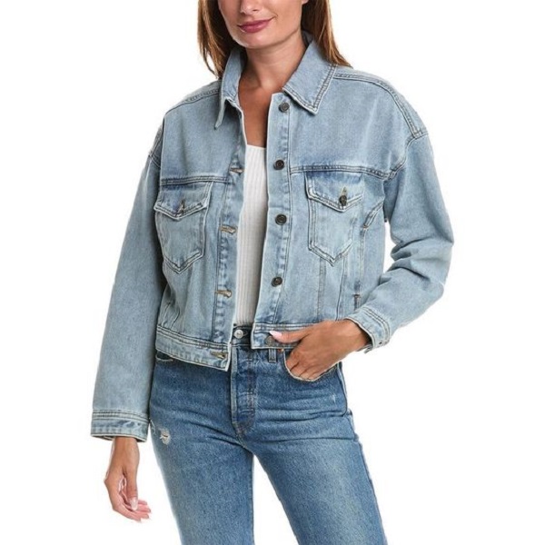 Denim jacket styling tips.