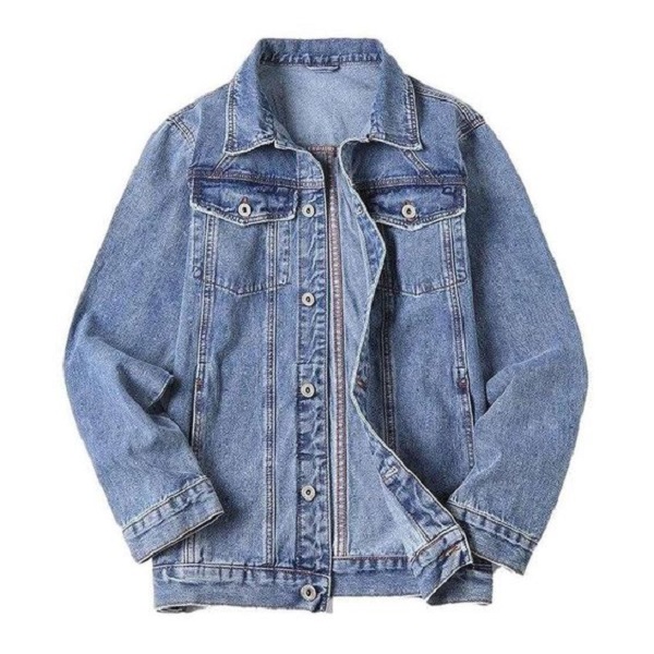 DIY jean jacket sleeves.