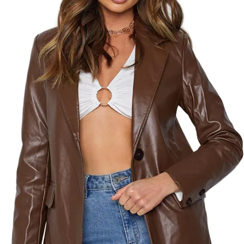 leather blazer