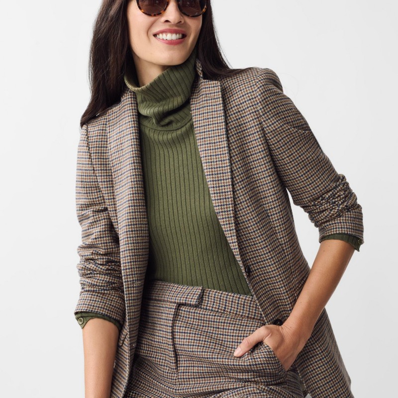 houndstooth blazer