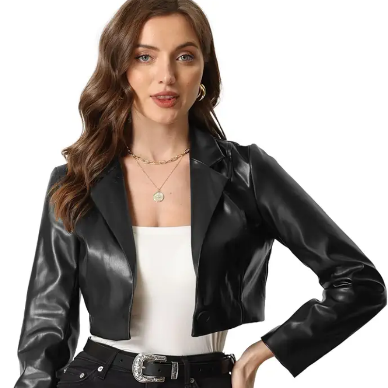 leather jacket women