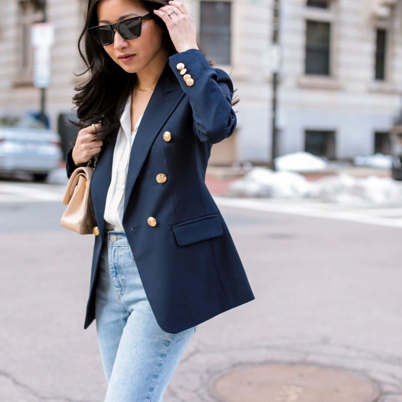 navy blazer