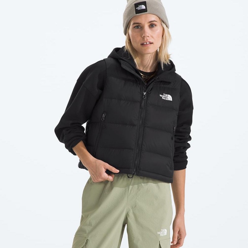 black puffer jacket