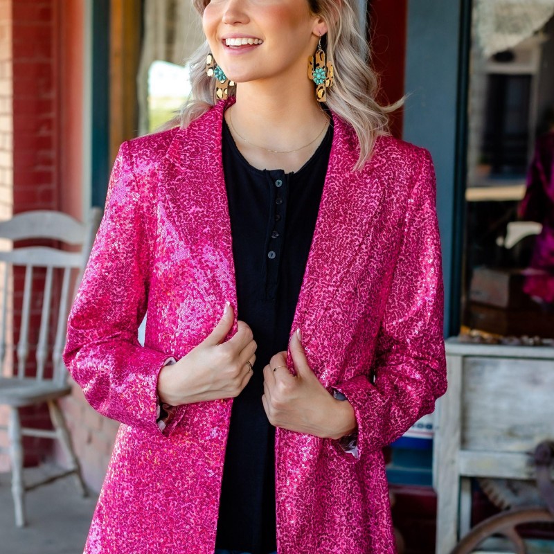 hot pink blazer